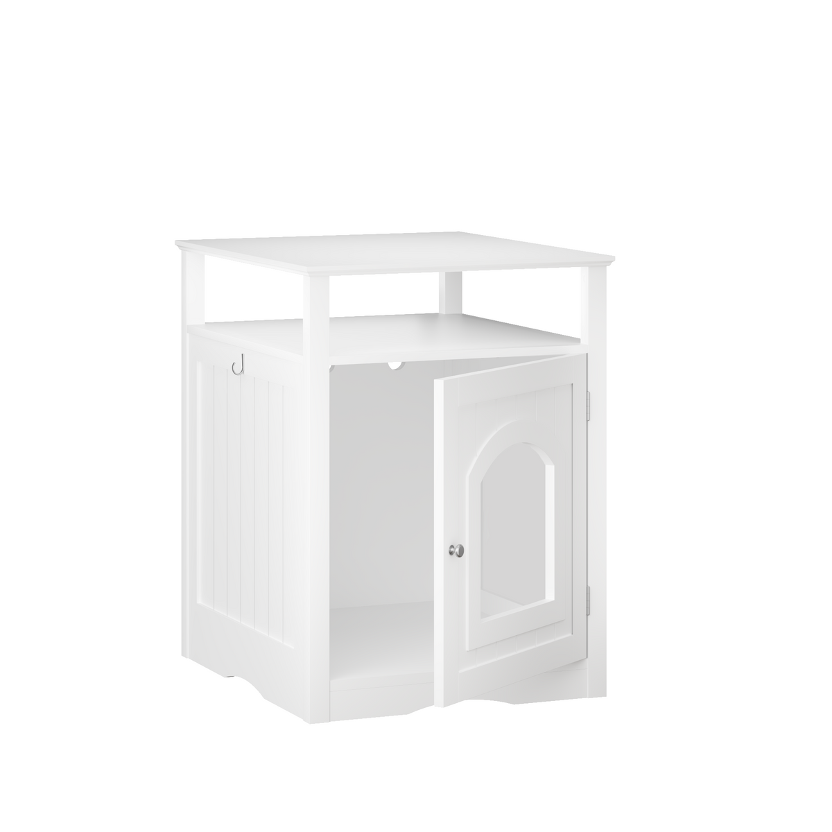 Litter box cabinet for small spaces