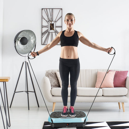 Vibration plate exercise machine with remote – view 2