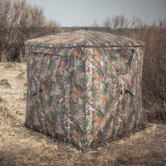 Pop-up camo hunting blind for 2-3 people – view 1