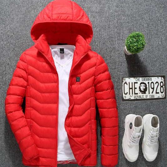 Rechargeable heated jacket for winter – view 2