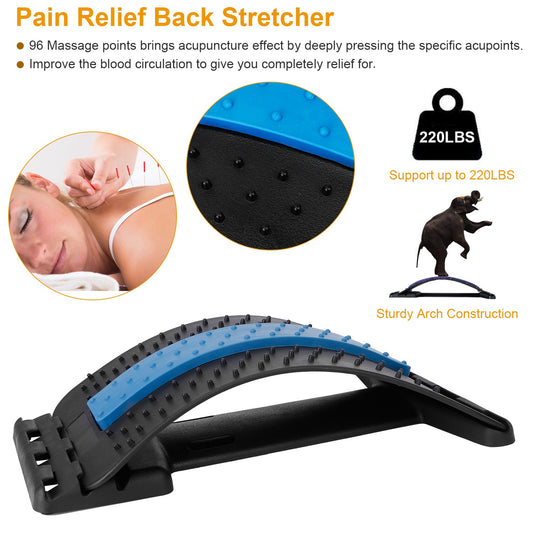 3-level adjustable back stretcher lumbar support – view 2