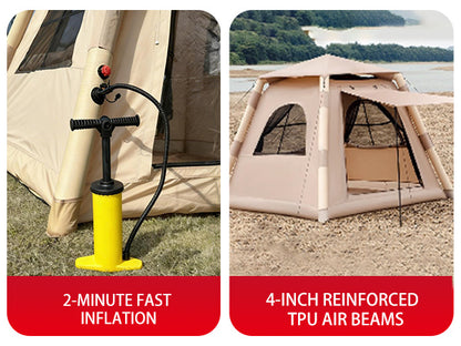 Inflatable camping tent for 2-4 people – view 5