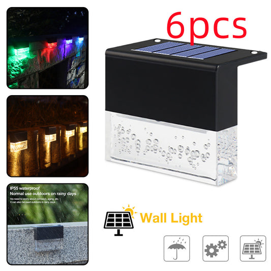 RGB solar step lights for outdoor pathways – view 2