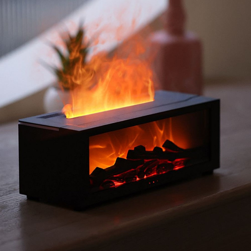 Fireplace flame aroma diffuser and humidifier – view 4