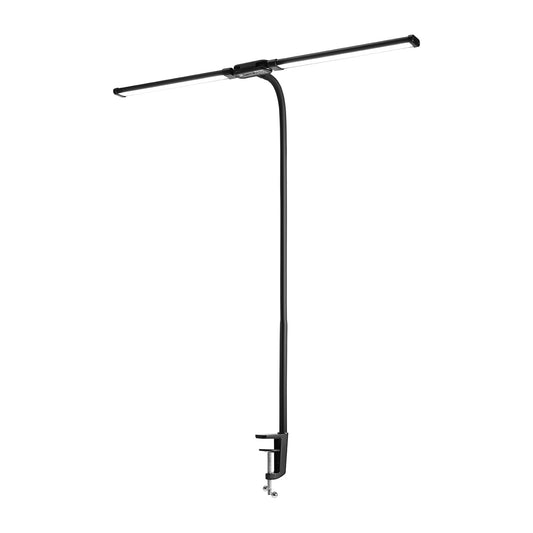 Double-head LED clamp desk lamp with 50 light modes – view 1