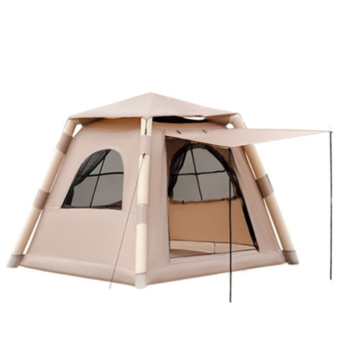 Inflatable camping tent for 2-4 people – view 2