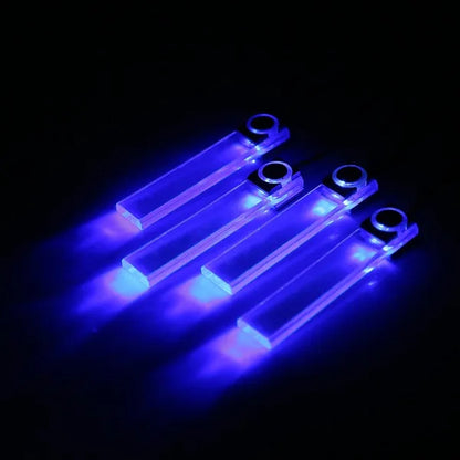 4-piece blue car interior LED atmosphere lights – view 4