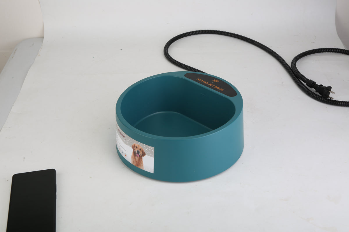 IP67 waterproof heated pet bowl for outdoor use