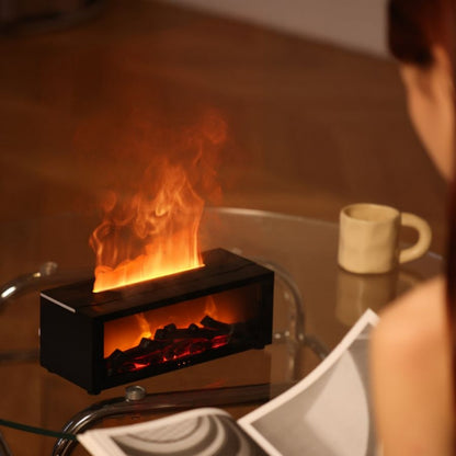 Fireplace flame aroma diffuser and humidifier – view 5