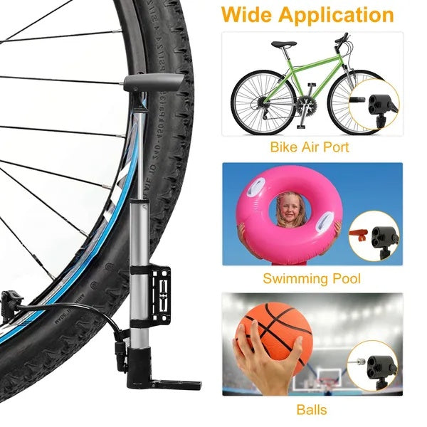 Mini portable bike pump 116 PSI – view 4