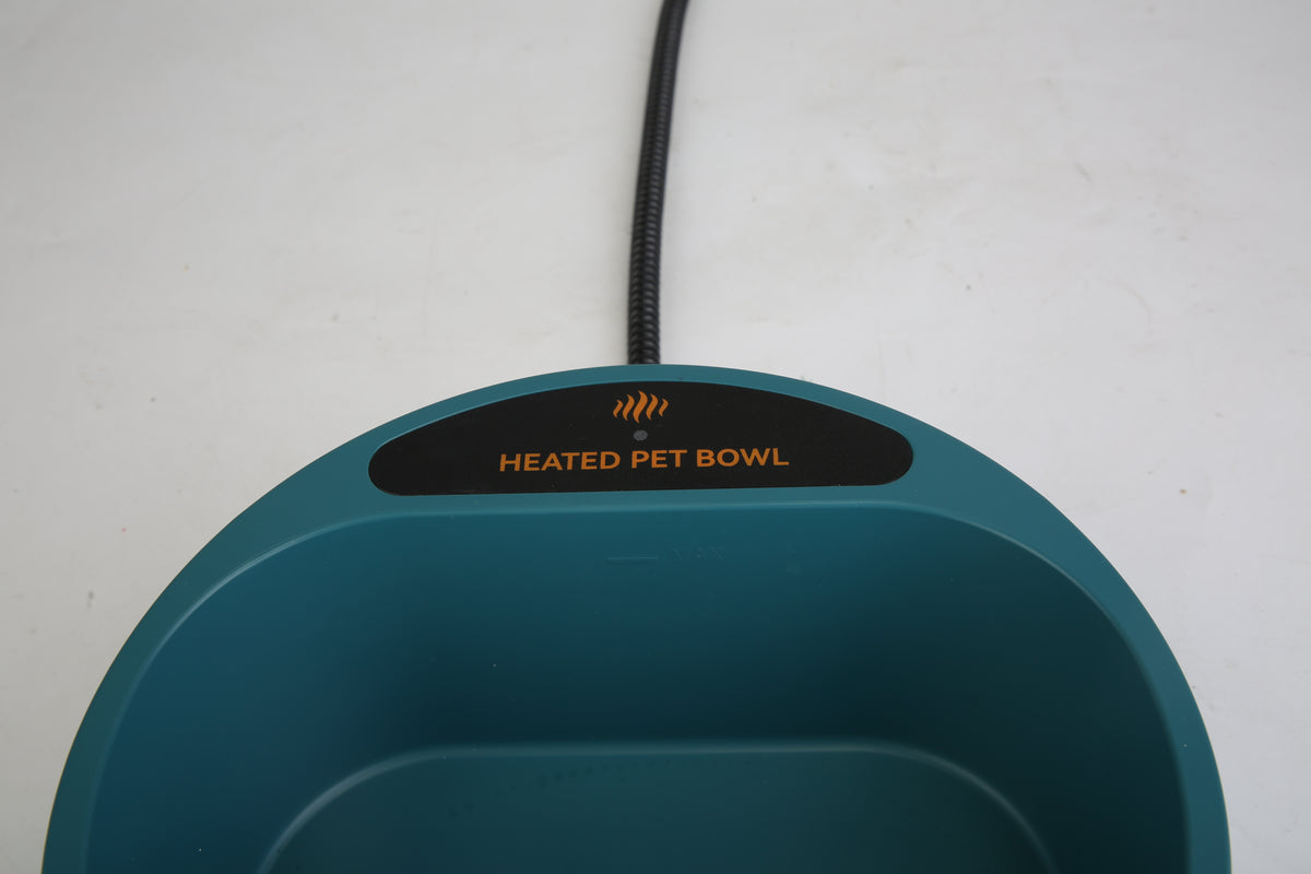 Heated water bowl size and dimensions