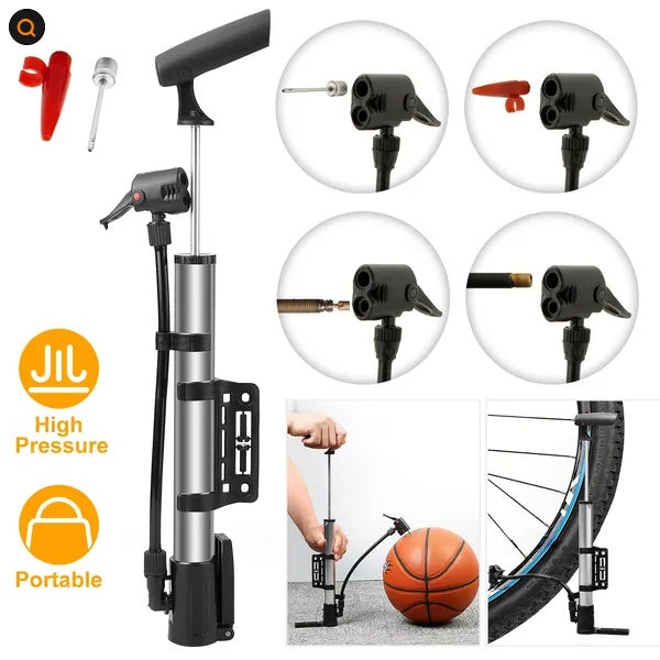 Mini portable bike pump 116 PSI – view 2
