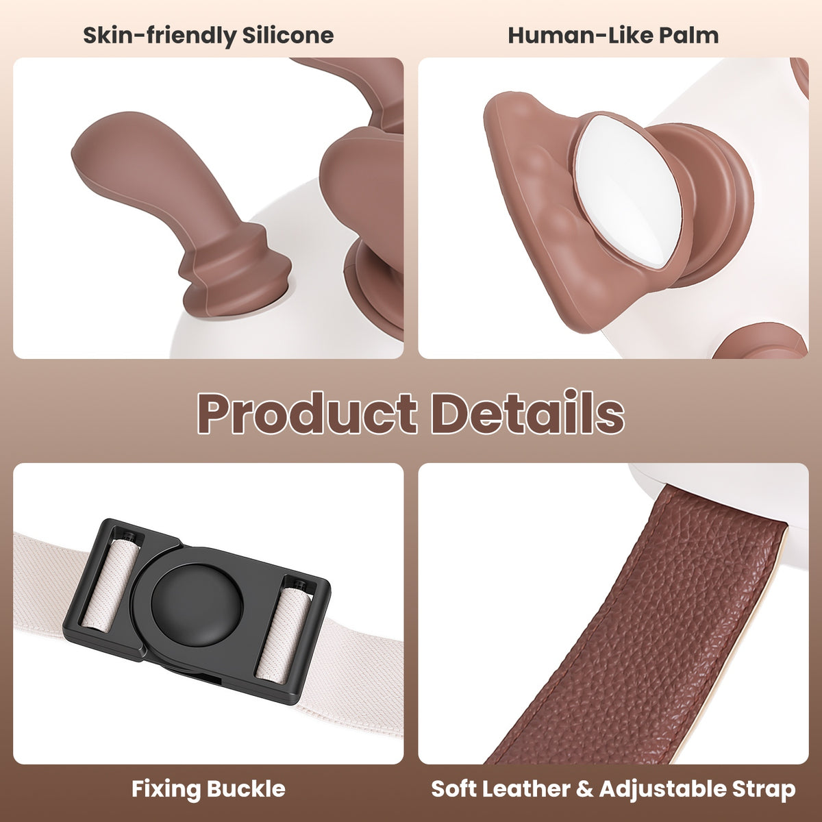 Neck and shoulder massager for office and home