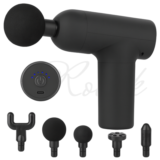 Mini massage gun with 5 heads and 6 speeds – view 1